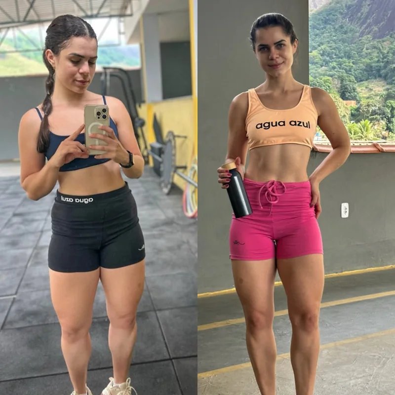 Comparação de acompanhamento autorizada, antes e depois